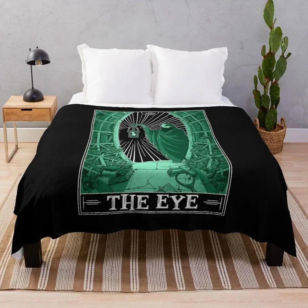 The Eye Tarotesque (Dark) Throw Blanket Soft Warm Blanket Gift for Grandparents