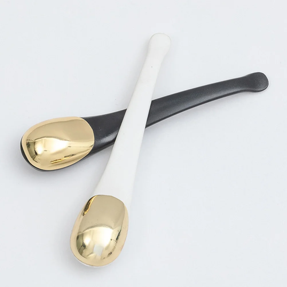 2pcs Eye Cream Metal Face Mask Tool For Facial Massage Skin Care Scoop Eye Massage Spoon Makeup Supply Face Cream Spoon