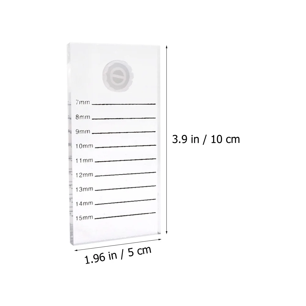 2 قطعة علبة لاش شفافة الاكريليك مقاومة للاهتراء تطعيم حامل لتمديد رمش الاستخدام المهني لاش بلاط #4