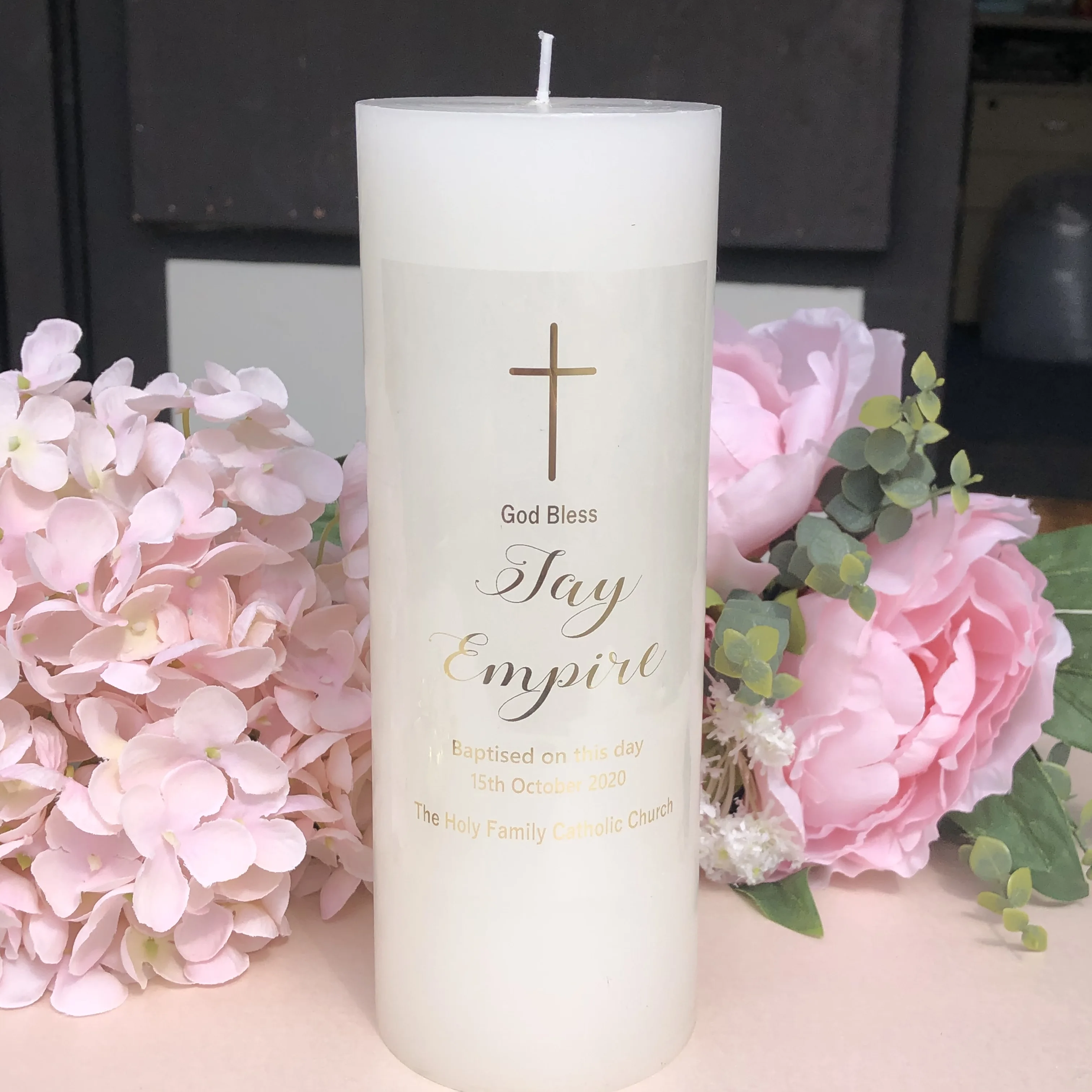 1 kişiselleştirilmiş İlk commu - Personalised Candle Label incelemesi ve fiyatı