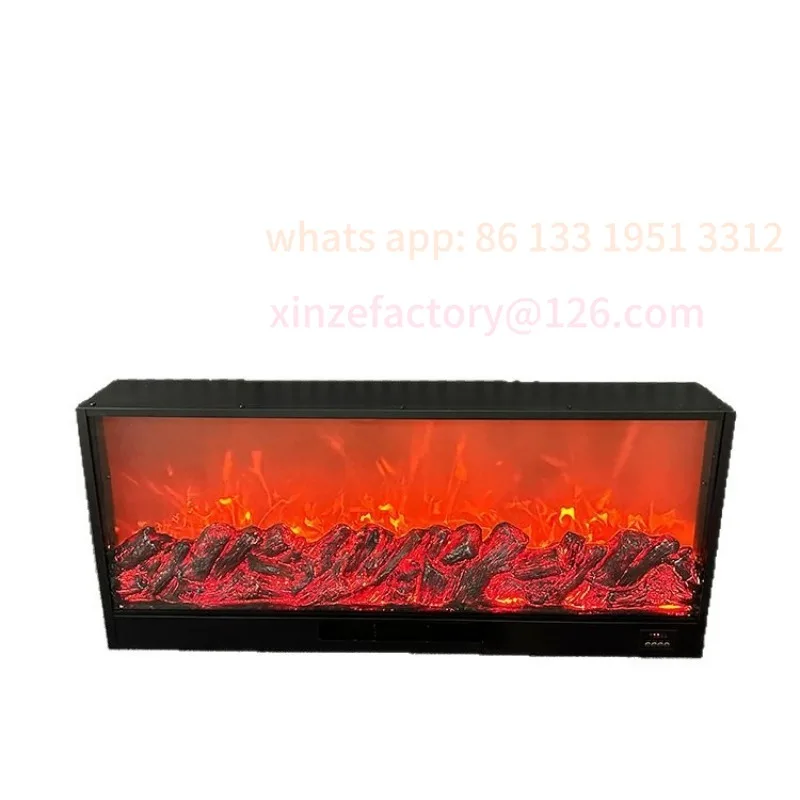 Living room hotel decorative electronic fireplace core embedded simulated fire heating fireplace European electric heating Europ