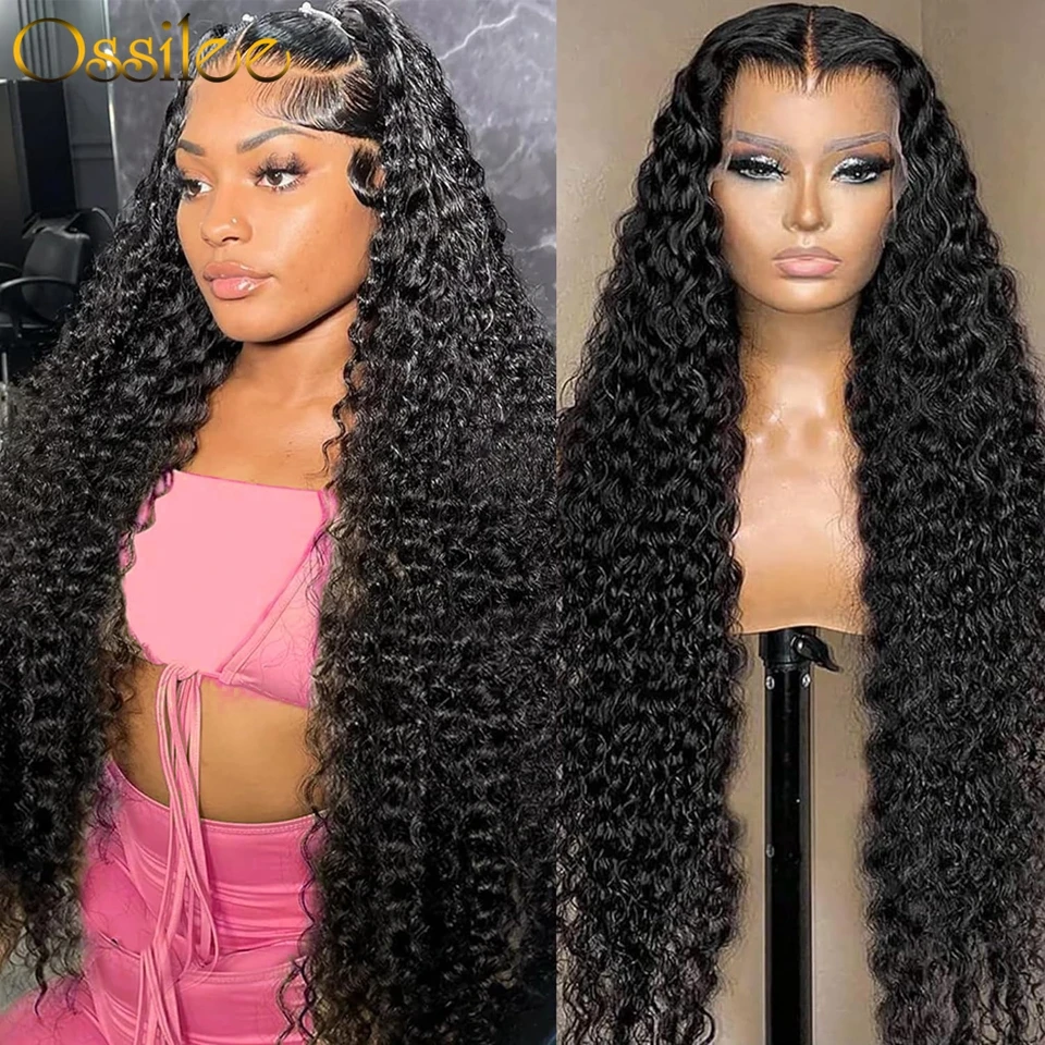 Deep Wave Lace Front Wigs Human Hair 13x4/13x6 Lace Frontal Curly Wigs for Women water wave 13x6 lace front wig hd lace