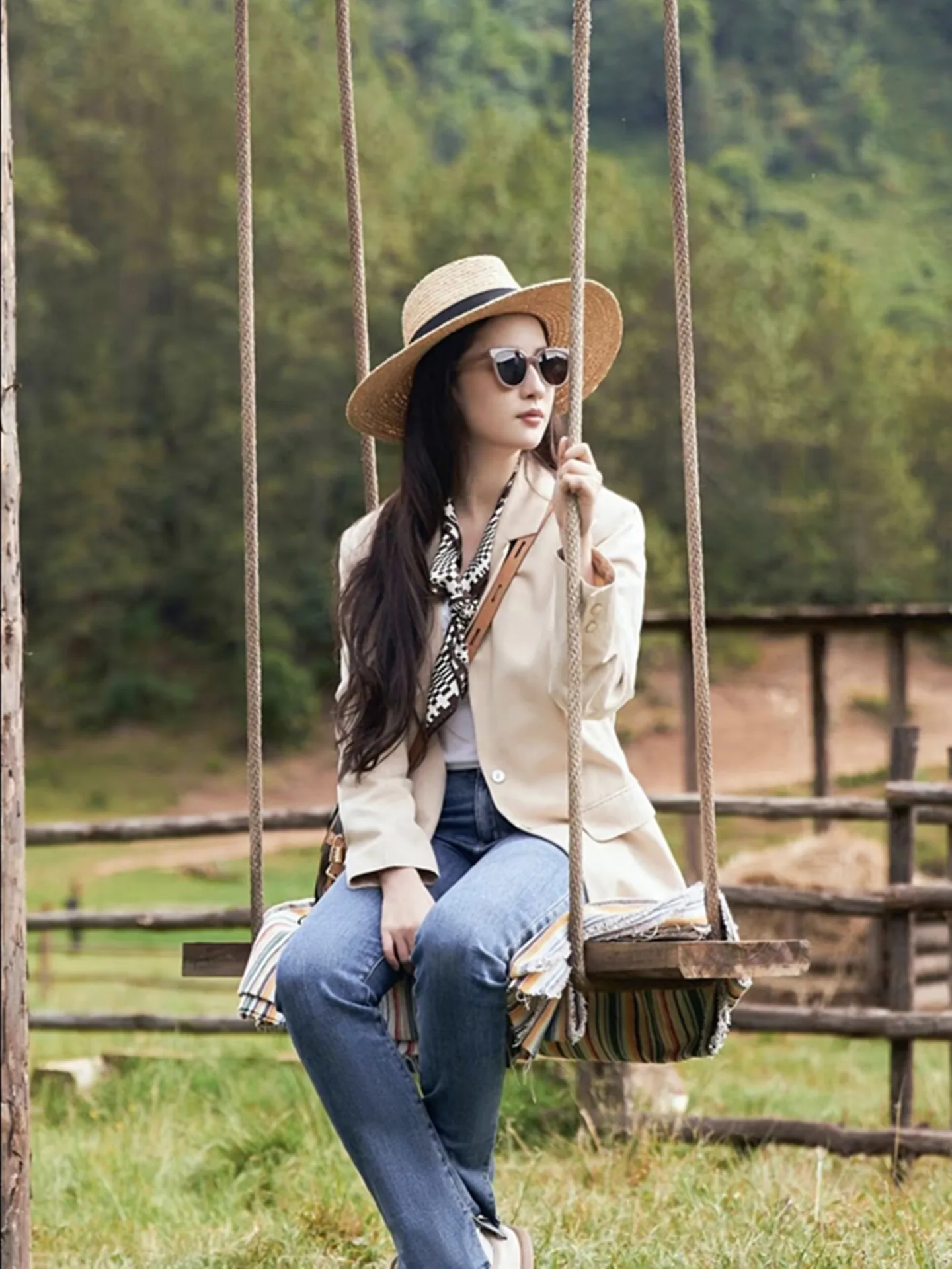 pbmarket-women's-straw-hat-wide-brim-sunshade-beach-vacation-jazz-cap-phi-fei-model-non-folding-summer-sun-protection-hat