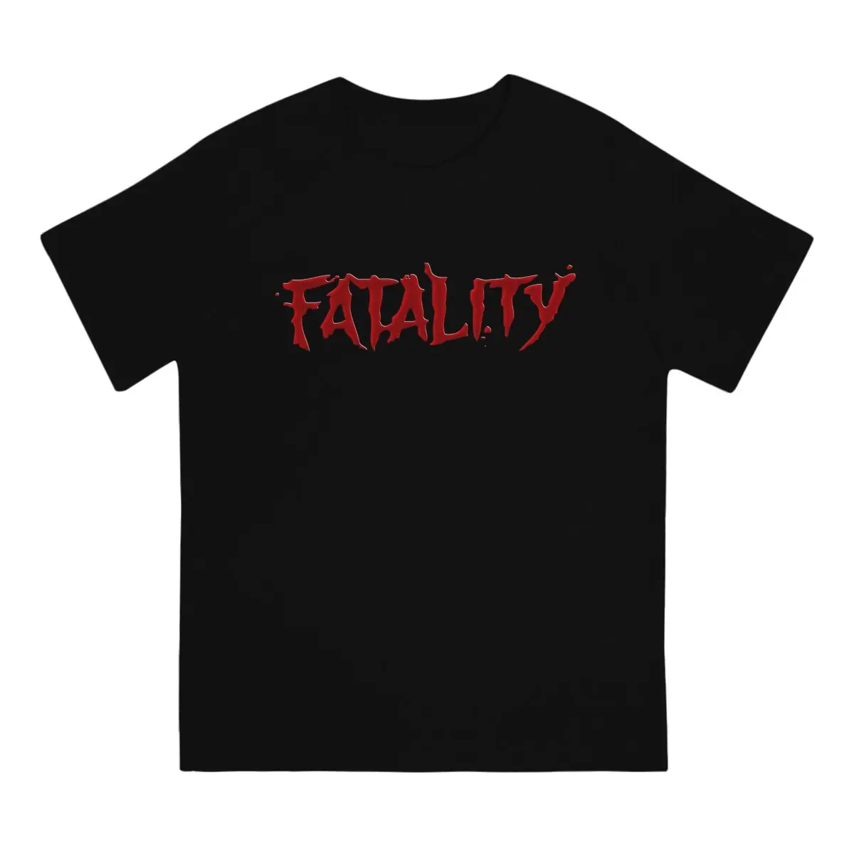 Fatality T Shirts Men Fun T-Shirt O Neck Mortal Kombat Mk Games Tees Short Sleeve Tops Summer