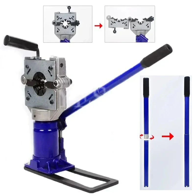 Crimpadora de manguera de aire acondicionado automotriz, Kit de crimpadora de manguera Manual Universal, herramienta de prensado de Servicio Ligero A/C