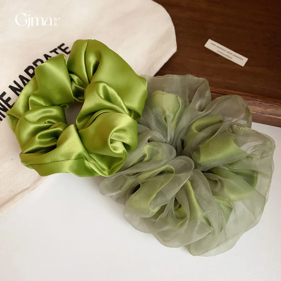 fascia-per-capelli-da-donna-in-tessuto-di-seta-a-rete-verde-foresta-arricciata-voluminosa-divertente-alla-moda-accessorio-per-capelli-di-alta-gamma-francese