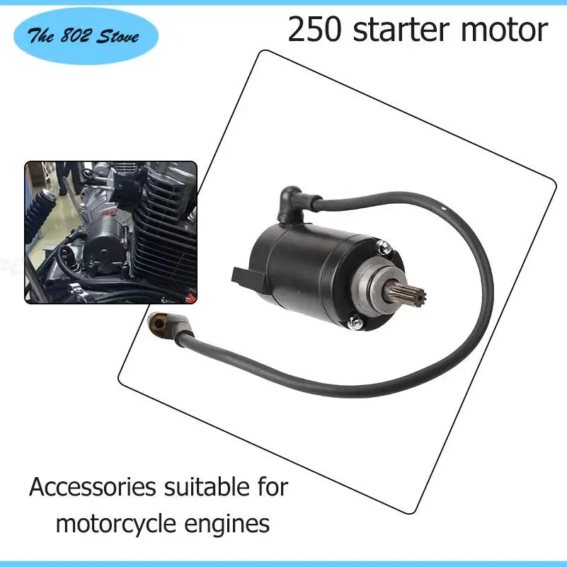 

Accessories for motorcycle engines -250 starter motors - efficient and energy-saving