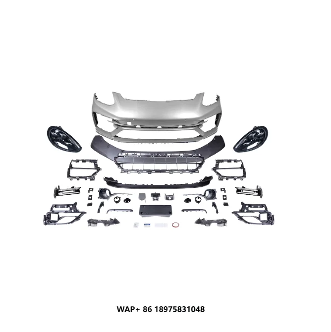 

Car Conversion Upgrade Bodykit for 970 Old to New 971 Turbos Front Bumper with PDLS Headlights