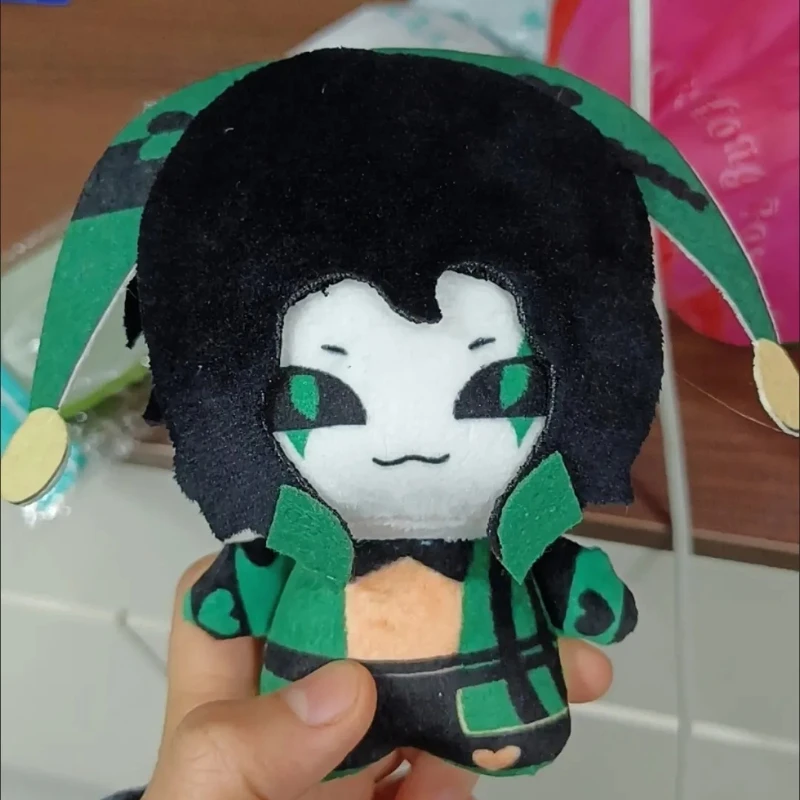 

10cm Anime Game Attributes Harlequin Kawaii Cosplay Soft Cotton Doll Starfish Body Cartoon Mini Toy Figures Fans Collection Gift