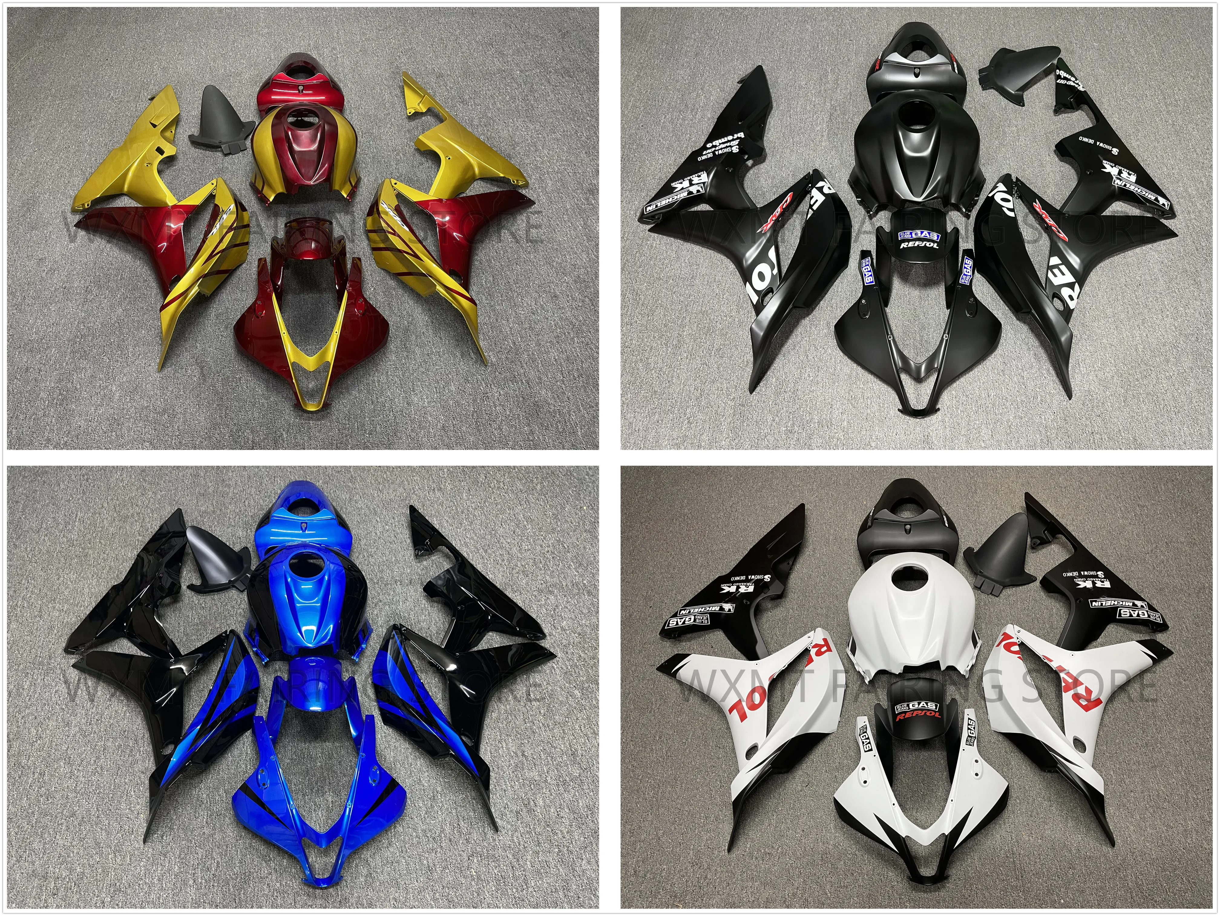 New ABS Motorcycle Whole Injection Fairings Kit for CBR600RR F5 2007 2008 CBR600 RR CBR 600RR 07 08 Bodywork full fairing kits