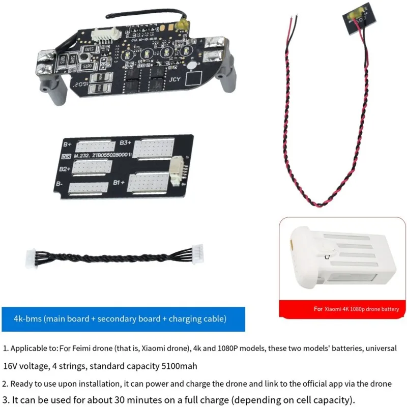modulo-pcb-di-ricambio-top-sale-scheda-di-protezione-batteria-bms-per-riparazione-batteria-drone-fimi-1080p-4k