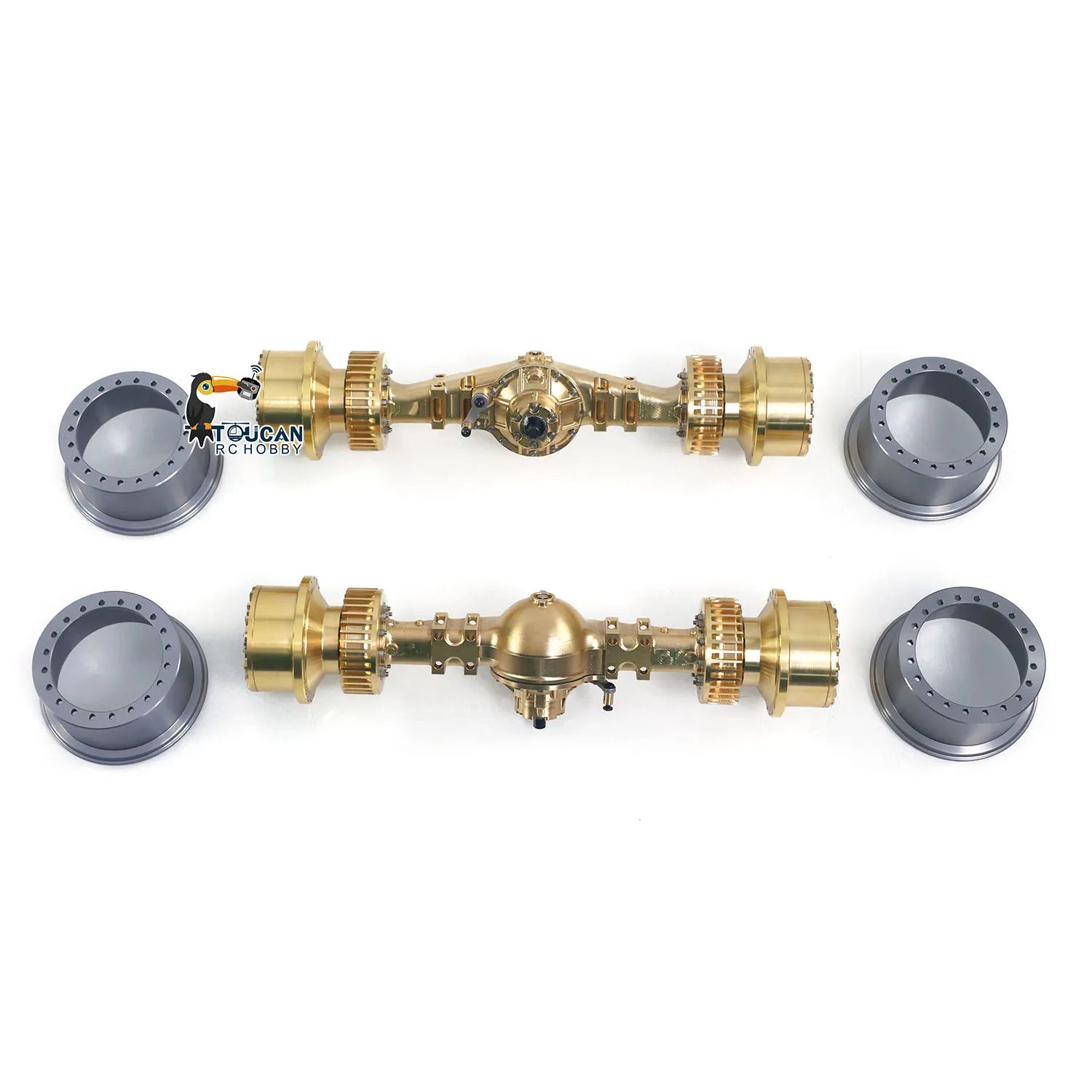 

Wheel Side Reduction Front/Rear Axles for 1/14 RC E450C Radio Control Hydraulic Loader JDM-198 ZW370 JDM-88 Articulated Truck