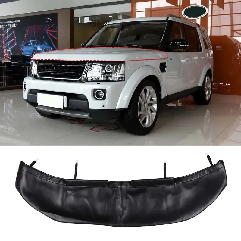 

Для Land Rover Discovery 3 4 2004-2016, кожаная защита капота, Песочная защита, внешние аксессуары для автомобиля