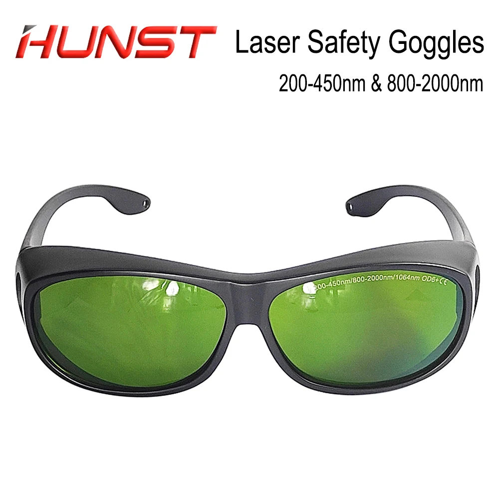 HUNST 200-450nm & 800-2000nm OD6 Laser Welding Cutting Protective Glasses 1064nm Infrared UV Laser Safety Goggles