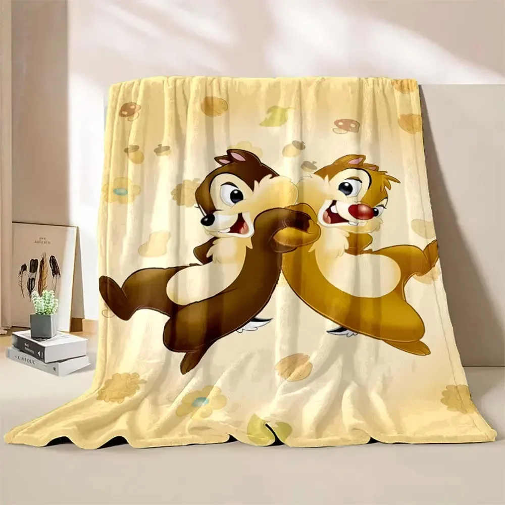 Disney Chip Dale Blanket Cartoon Plush Blanket Four Season Soft Fluffy Blanket Throw Soft Bed Break Portable Fashion baby Gift