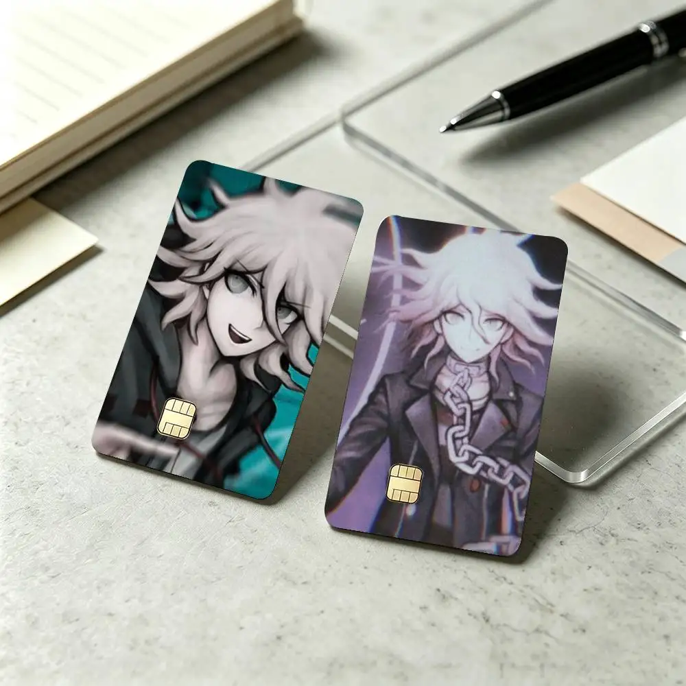 Nagito Komaeda Game Danganronpa Sticker Film Tape Skin for Credit Card Debit Card Waterproof Stickers