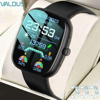 VALDUS 2024 New VS10 Smartwatch For Man Woman Fitness Sport Long Battery Life Bluetooth Call Waterproof Smart Watch With 3 Strap