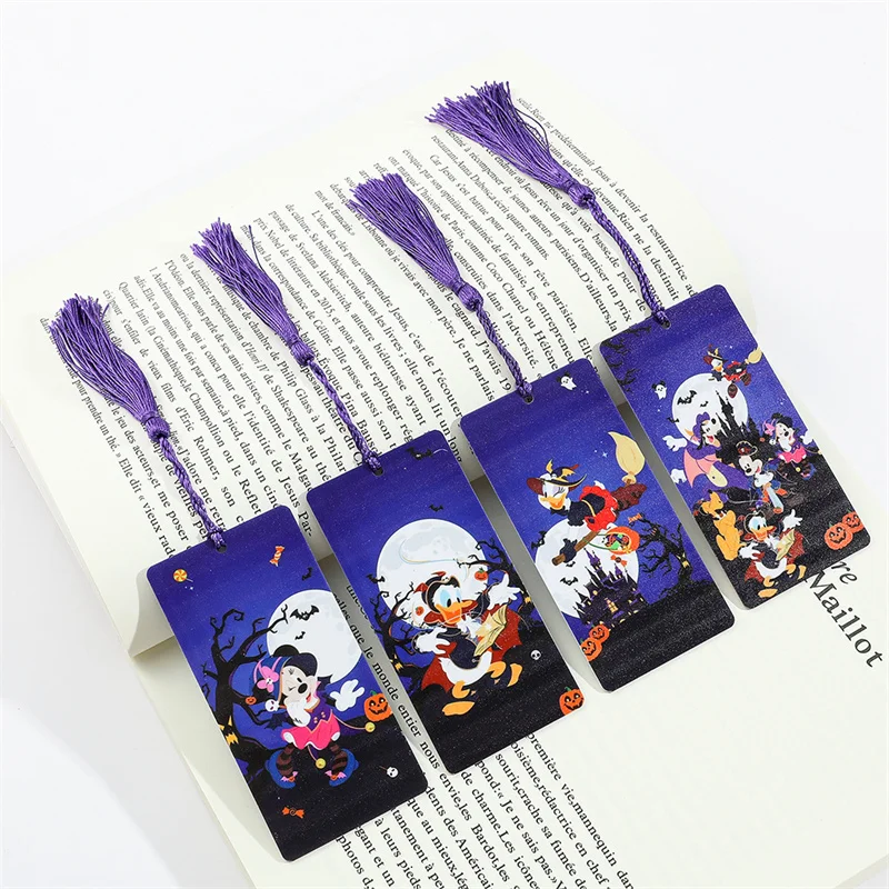 21 pcs/lot Kawaii Hallowmas Disney Mouse Bookmark Cute Book Mark For Books School Office Supplies Stationery Gift