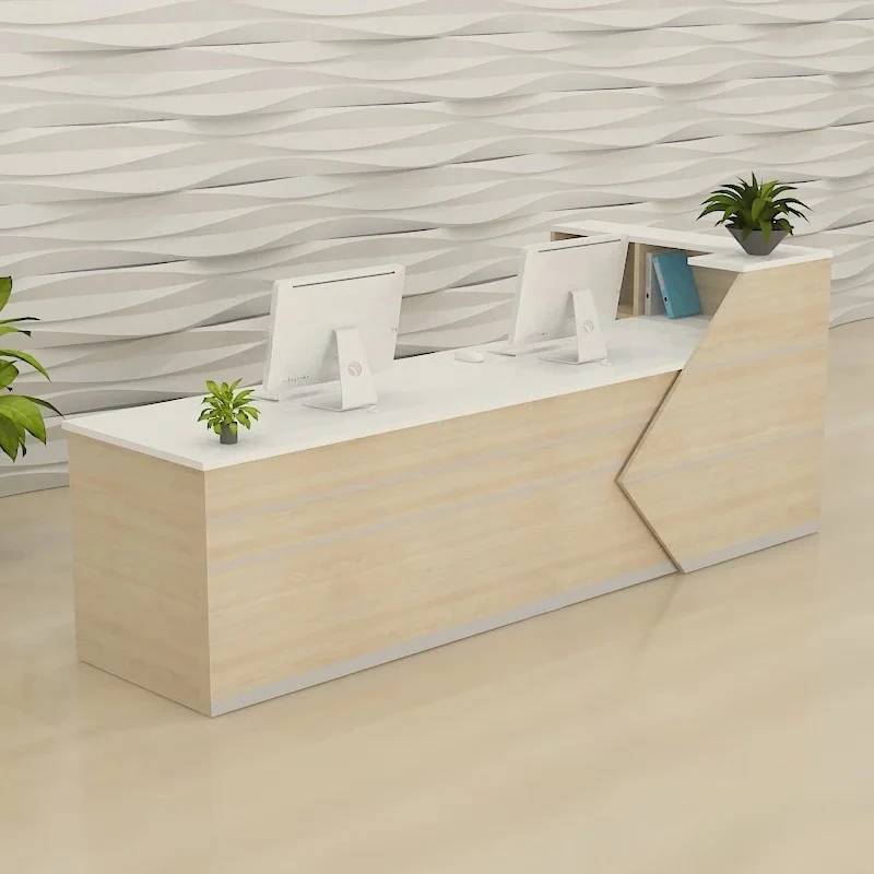 Company Front Desk Reception Desks Nordic Furniture Creative Bar Table