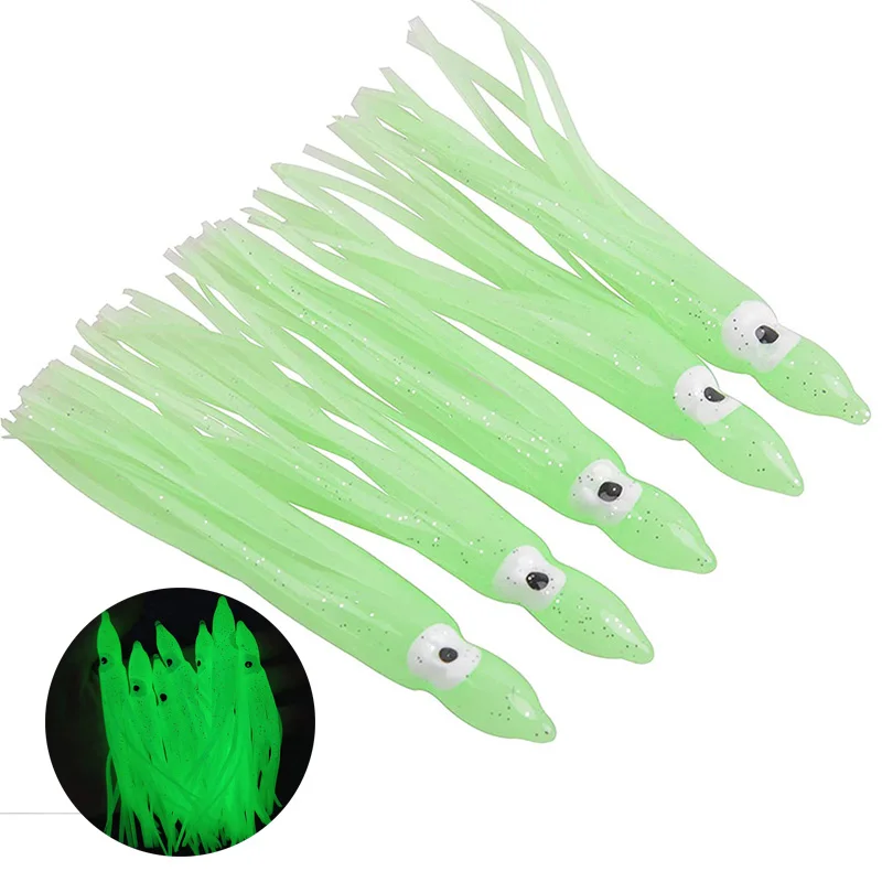 5Pcs Fishing Squid …