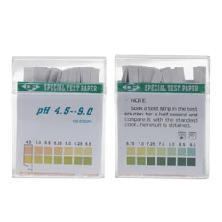 100 Strip 4.5-9 PH Alkaline Acid Indicator Papier Water Speeksel Litmus Testing Kit KXRE