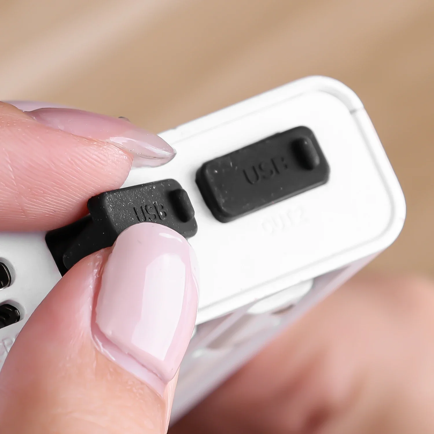 60/40/20/10 قطعة USB A الغبار المقابس لأجهزة الكمبيوتر المحمول الكمبيوتر المحمول USB شحن منافذ حماة سيليكون الغبار قبعات غطاء الغبار