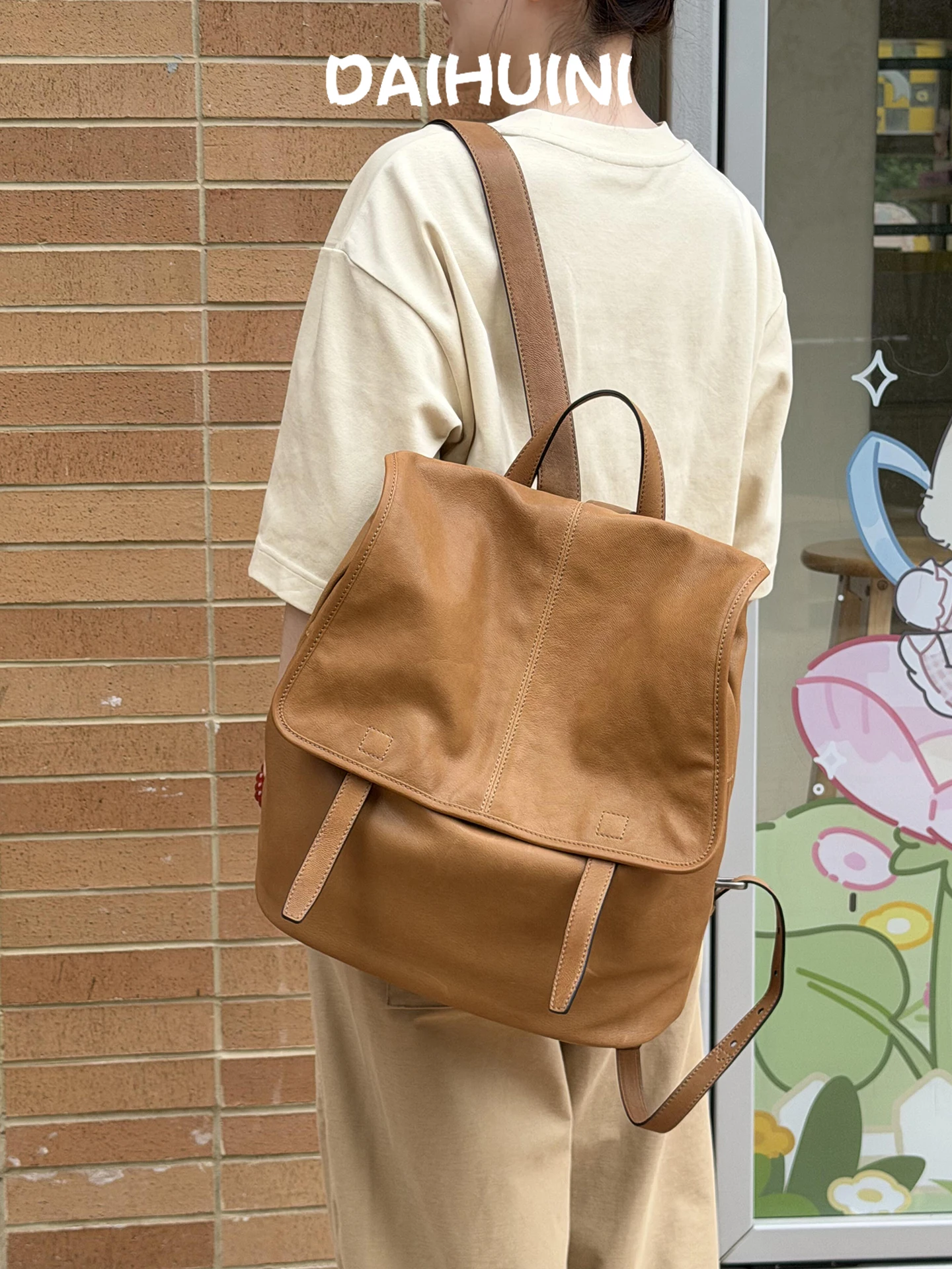 2026-new-double-shoulder-messenger-bag-travel-commuting-leather-backpack-large-capacity-computer-bag-casual-simple-style-poly