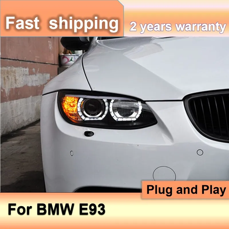 

Автомобильные аксессуары для BMW E93 Фари 2006-2012 BMW 3 серии Фара E92 330I 335I DRL Указатель поворота Дальнего света Объектив проектора