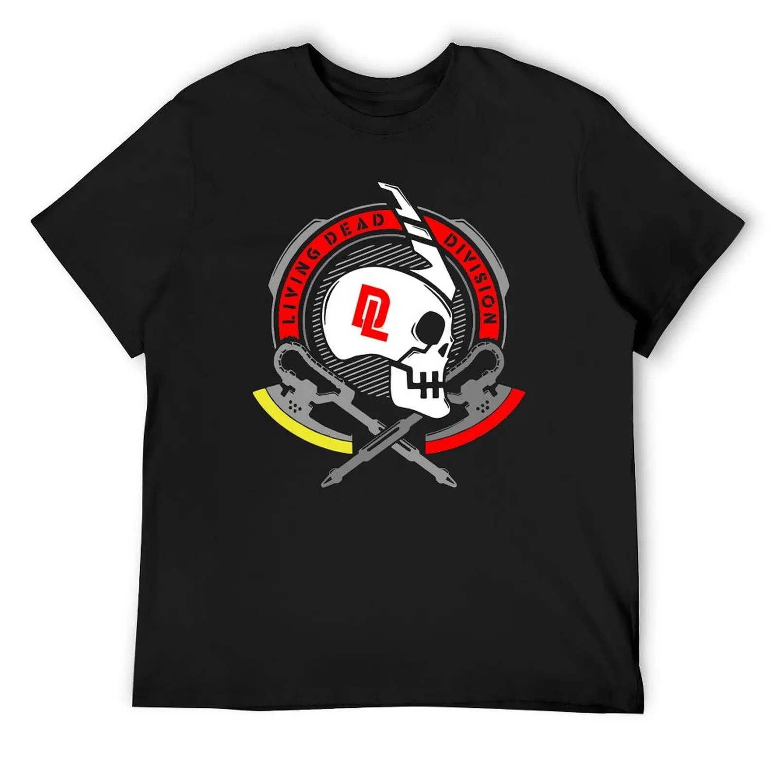 

Living Dead Division Logo T-Shirt Man t-shirt oversized graphic tee anime stuff vintage men t shirts high quality