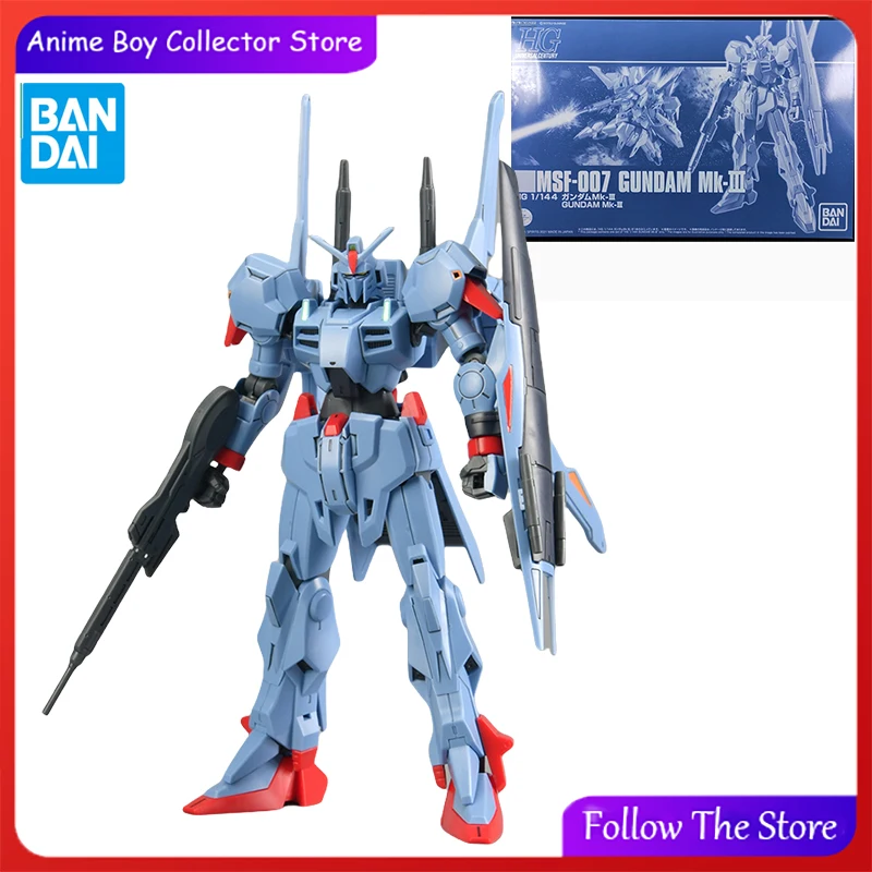 

Bandai PB Model Kit Gundam HGUC MSF-007 Mk Ⅲ Action Figure Mobile Suit Gundam Amine Figure Ornament Toys for Boy Gift for Child