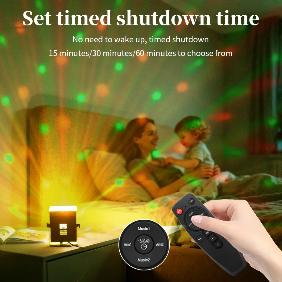 Luzes de palco coloridas de led, controle remoto para ajustar a atmosfera, luz estroboscópica controlada por som, luz de discoteca para festas de bar
