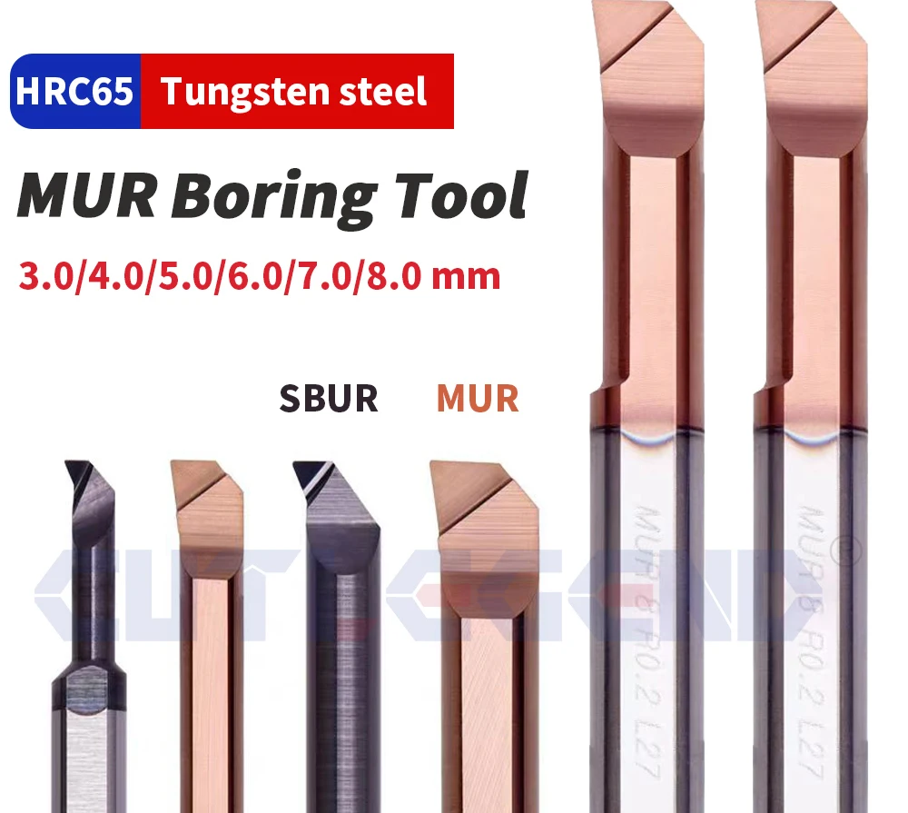 MUR SBUR Kleinbohrwerkzeuge MUR3 MUR4 MUR6 MUR8 Integrale Wolframkarbid-Innenbohrstange für SHB-Halterung – Detail 7