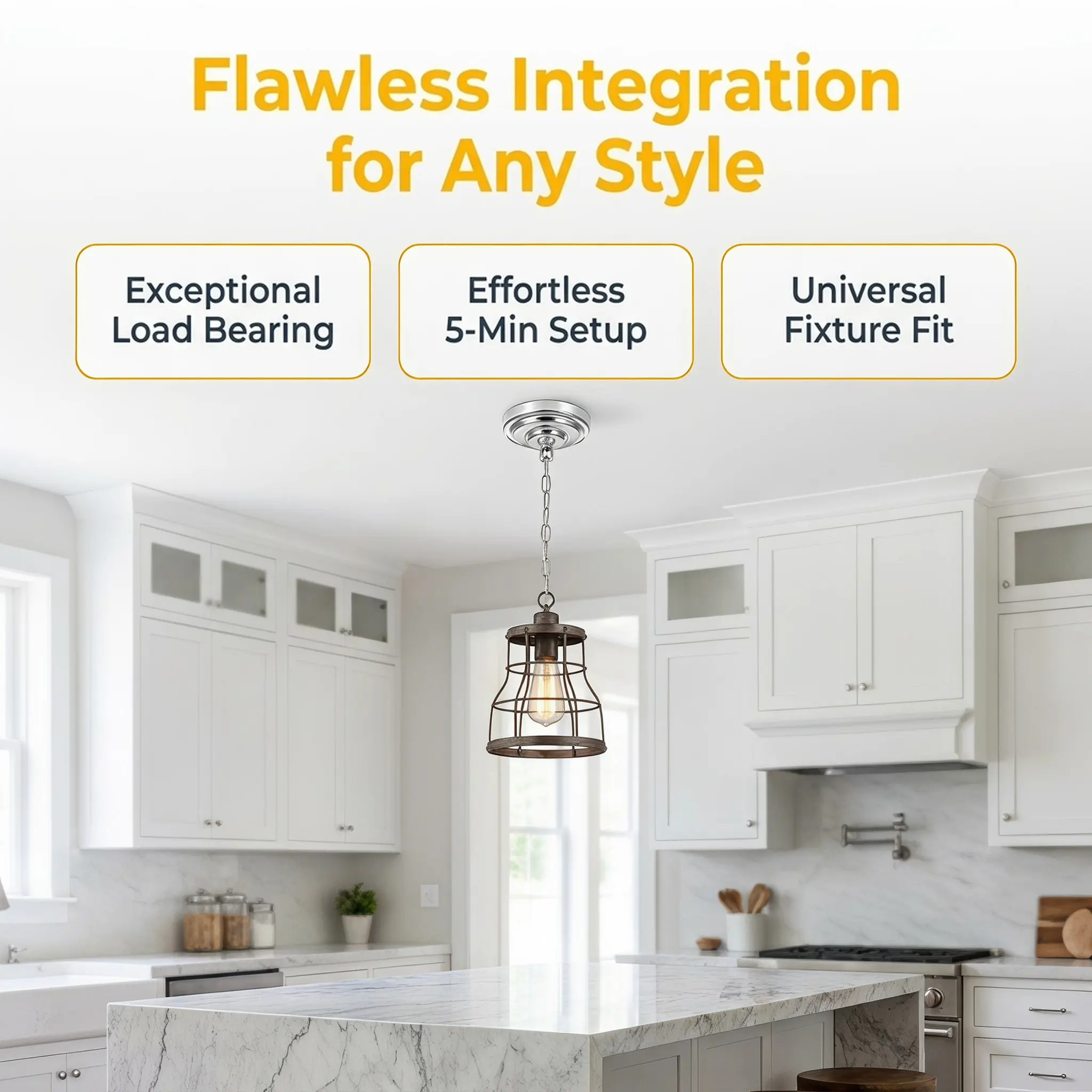 Metal Chandelier Canopy Ceiling Cover Plate Heavy Duty Light Fixture Mounting Bracket Retro Minimalist Design Pendant Light