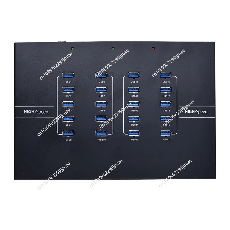 a223 20 Port Usb Hub 3.0 Industrial  200W Powered Adapter