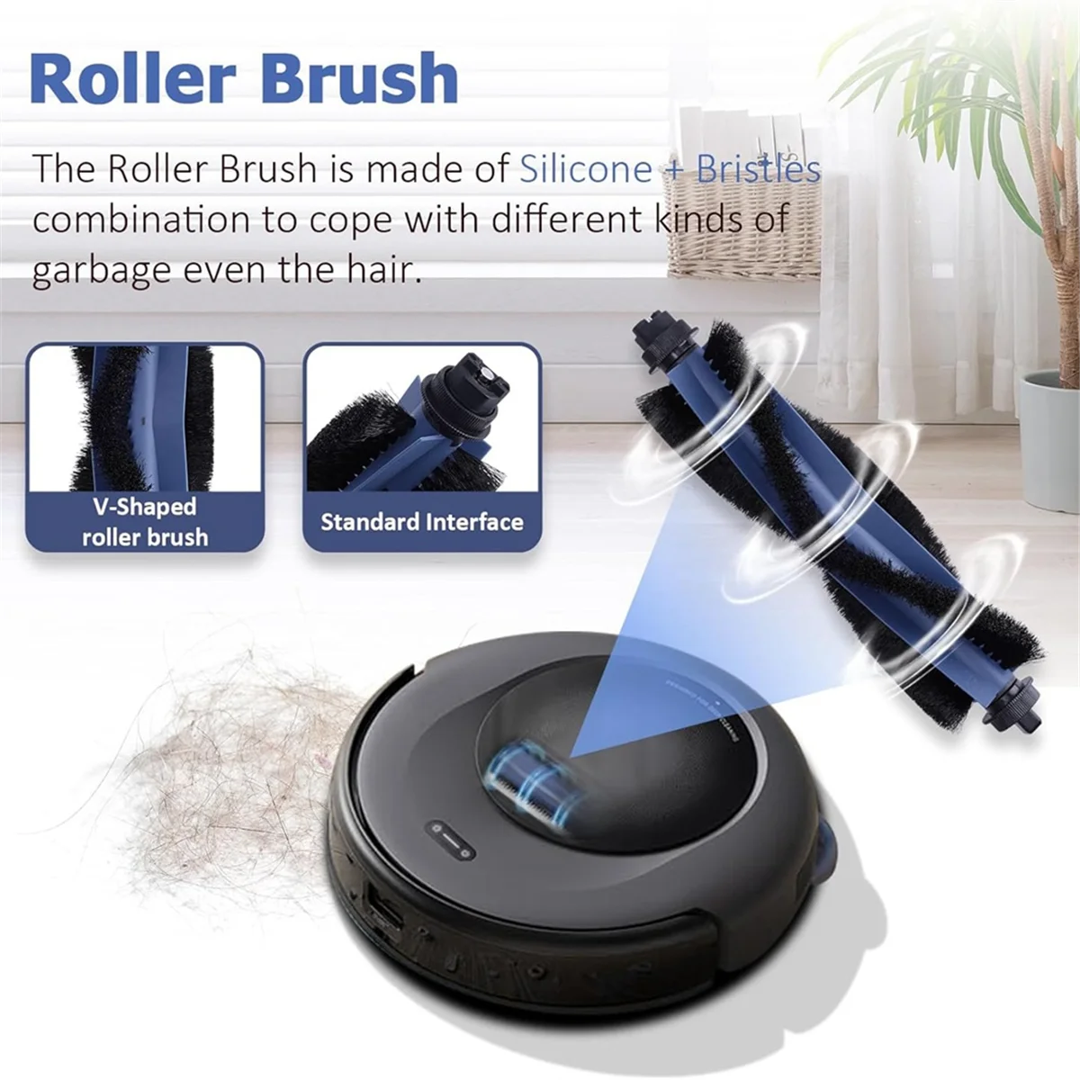 omni-c20用交換部品キット、ローラーブラシhepaフィルター、サイドブラシモップパッドダストバッグ