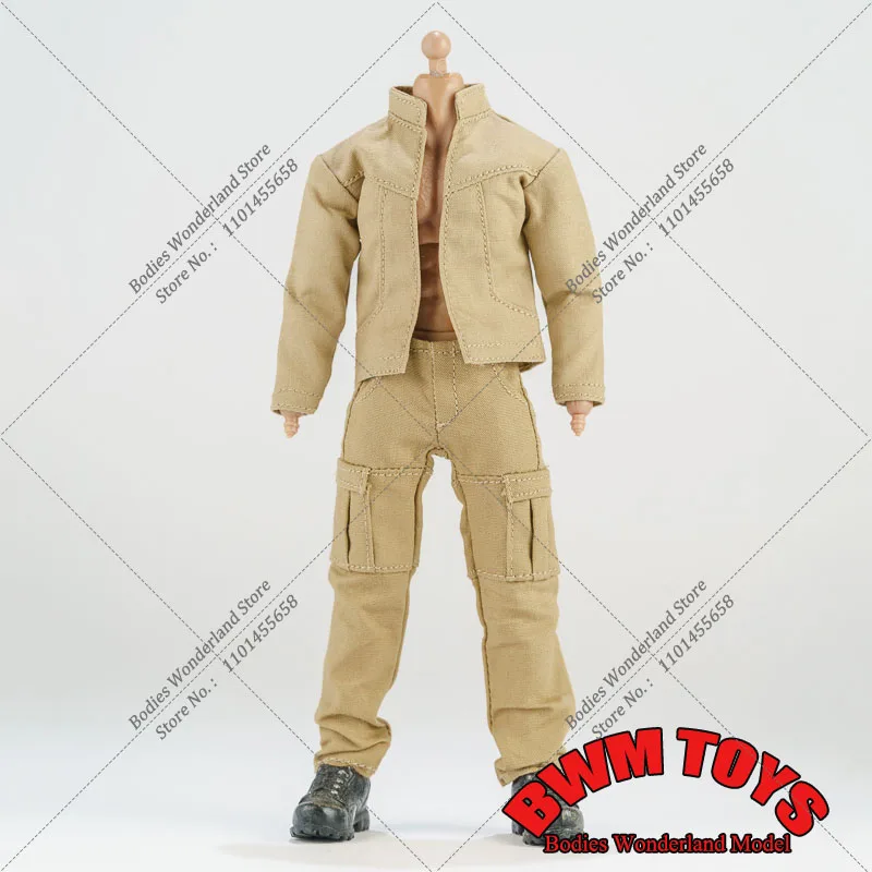 

Mini Men Soldier 1/12 Scale Action Figure Accessories Classic Versatile Casual Jacket Coat Cargo Pants for 6''NOTA NW Mezco Doll