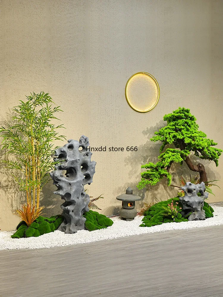 Simulation Taihu stone ornament indoor dry landscape landscaping