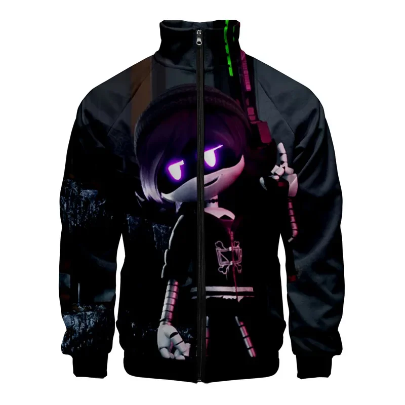 3D murder drones Zipper Sweatshirt Harajuku Clothes fashion tracksuit TV show sweatshirt 100% polyester zip clothing New