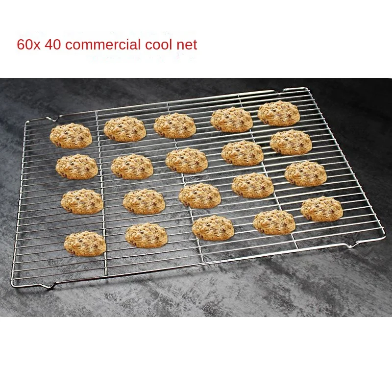 Support de refroidissement en acier inoxydable T1 60x40, filet de séchage pour gâteau, biscuit