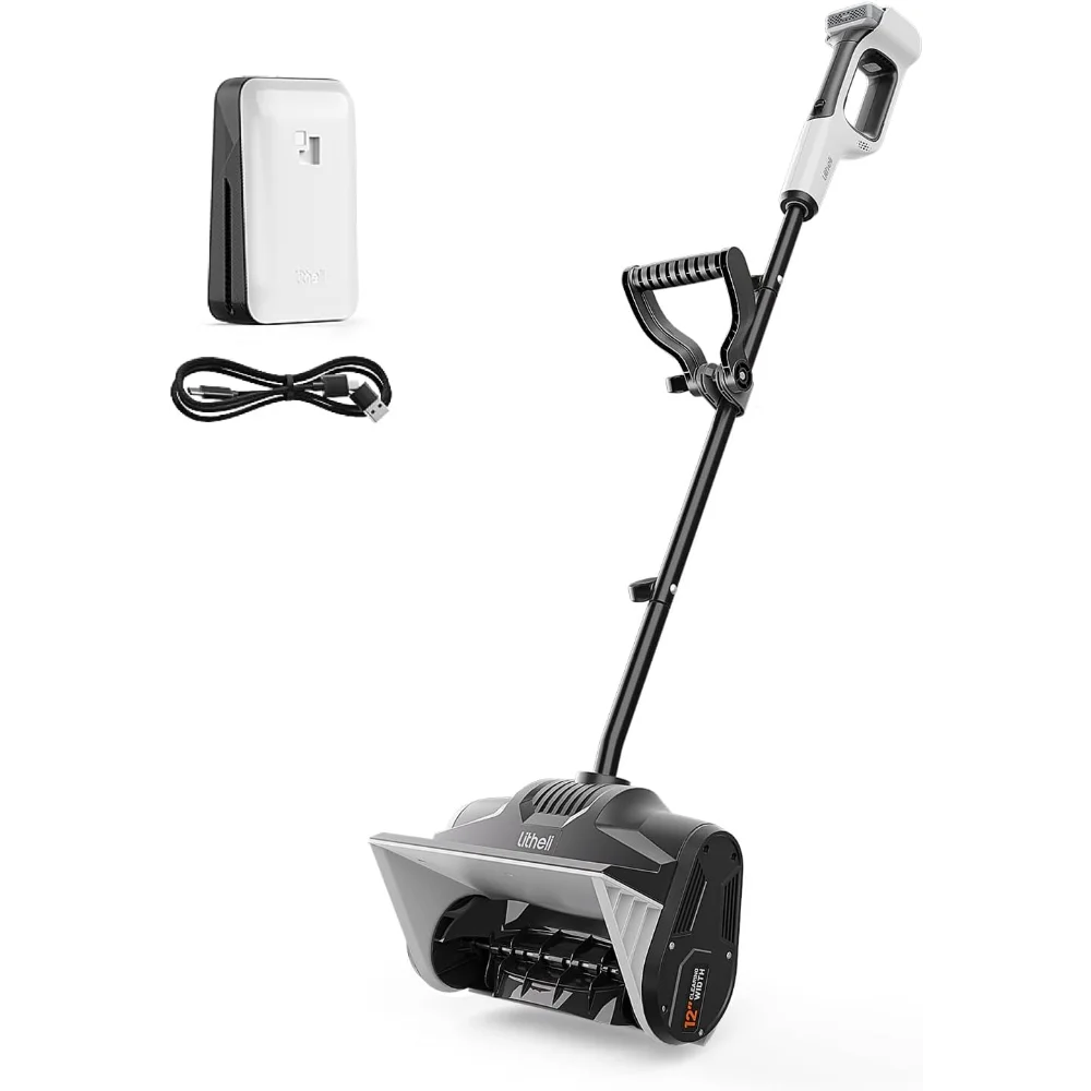 

20V Cordless Snow Shovel, 12" Brushless Electric Blower with Battery for Driveways