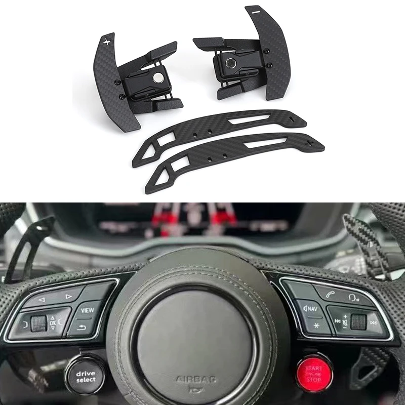 

Carbon Fiber Steering Wheel Magnetic Shifter Paddle for Audi R8 RS A3 A4 A5 A6 A8 B7 B8 B9 C6 C7 C8 S3 S4 RS3 RS5 RS6 RS7 Q3 Q5