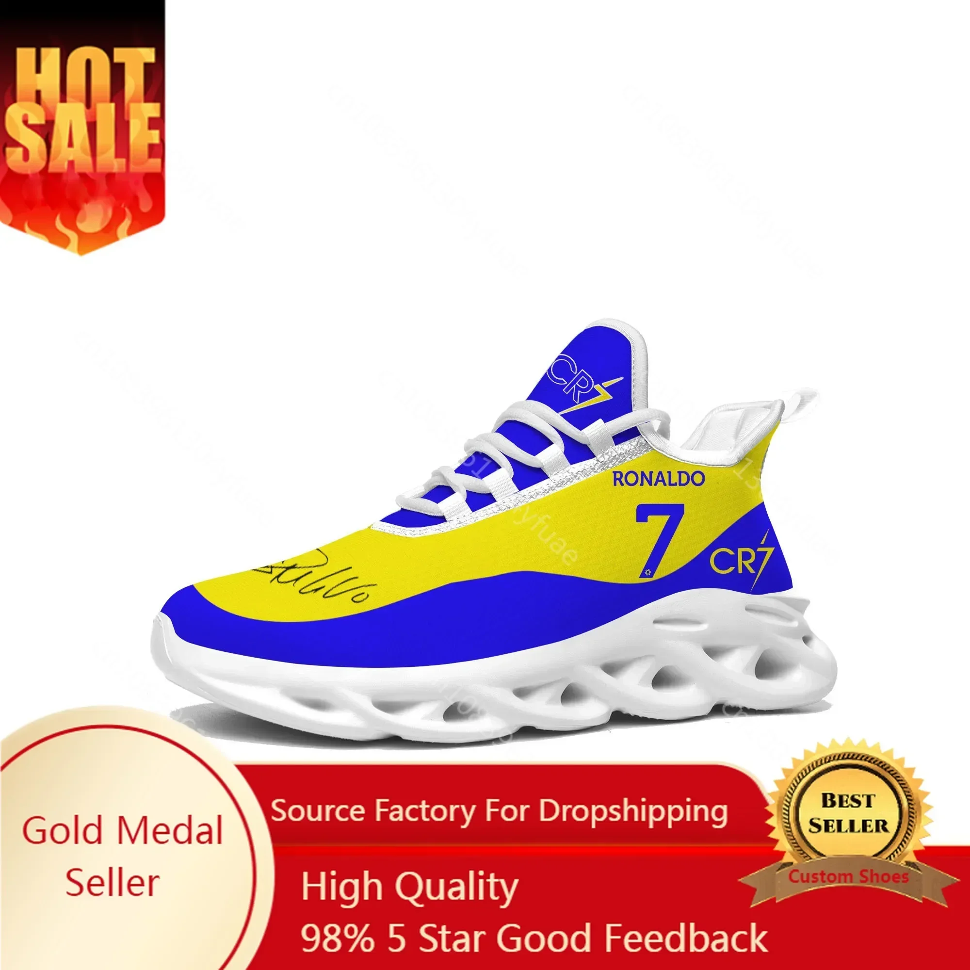 

CR7 Flats Sneakers Cristiano Ronaldo Mens Womens Sports Running Shoes High Quality Sneaker Lace Up Mesh Footwear