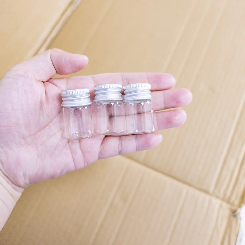 

50 PCS 22*35mm 6ml Small Glass Bottle Storage Tiny 6cc Glass Jars Vials Mini Containers DECORATIVE Bottles DIY Test Tube