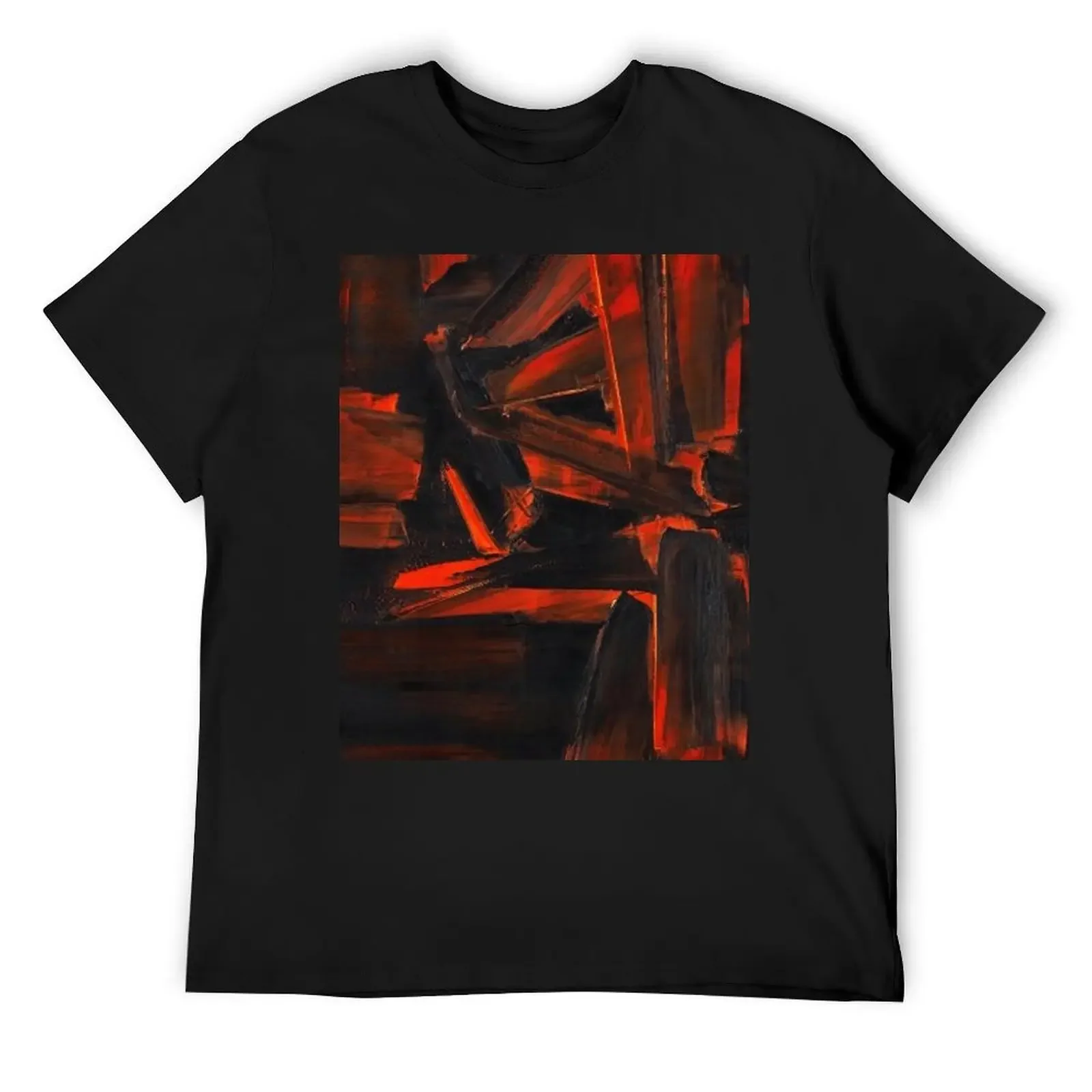 Portrait Soulages Painture T-Shirt summer clothes plain men tshirt