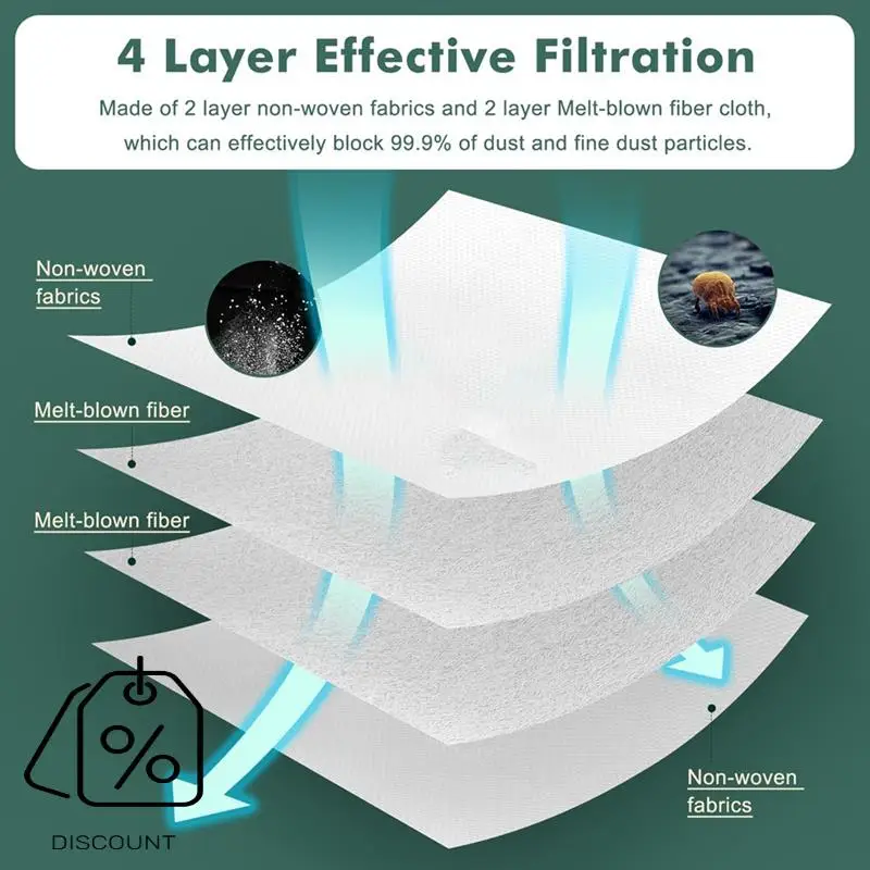 A83G-28 PACK أكياس مكنسة بديلة لـ Roborock S8+ Pro Ultra، S7 Maxv Ultra، Q8 Max+، Q7، Q5 أكياس التخلص التلقائي من الأوساخ