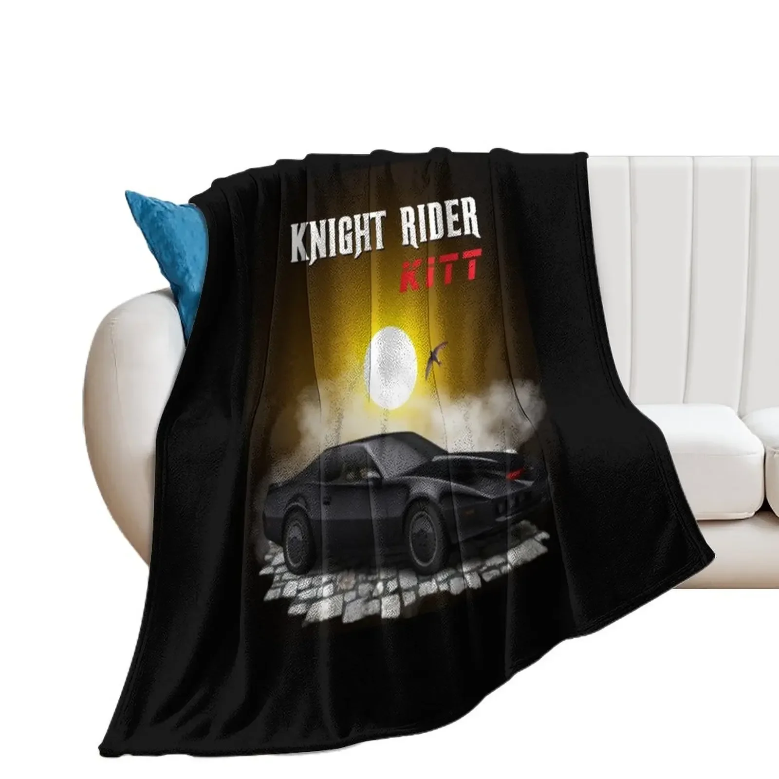 

K 2000 knight rider Throw Blanket anime Hair Multi-Purpose Retros Blankets