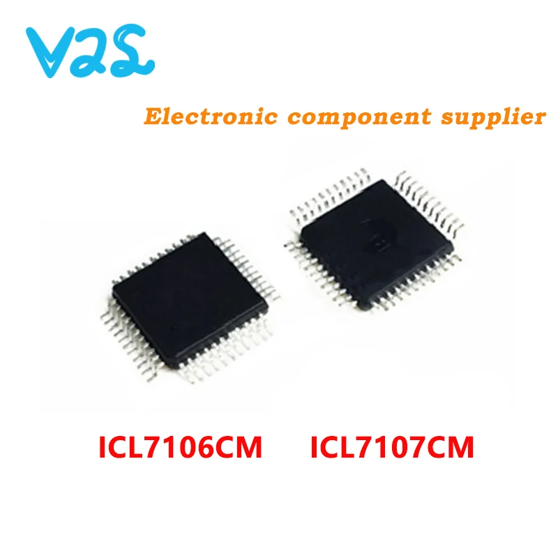 (2-5pcs) 100% New ICL7106CM44 ICL7107CM44 ICL7106 ICL7107 ICL7106CM ICL7107CM QFP-44 Chipset