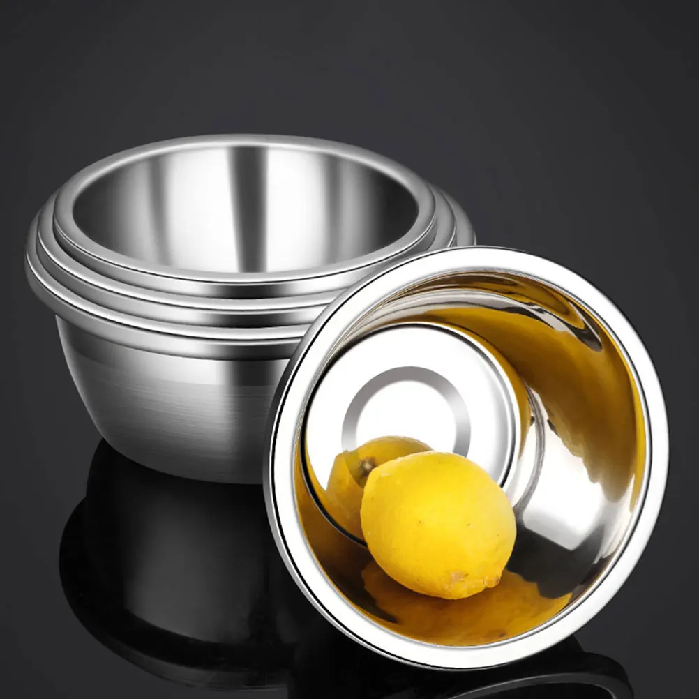 

Stainless Steel Egg Mixing Bowl Storage Bowl Mixing Holder Salad Holder