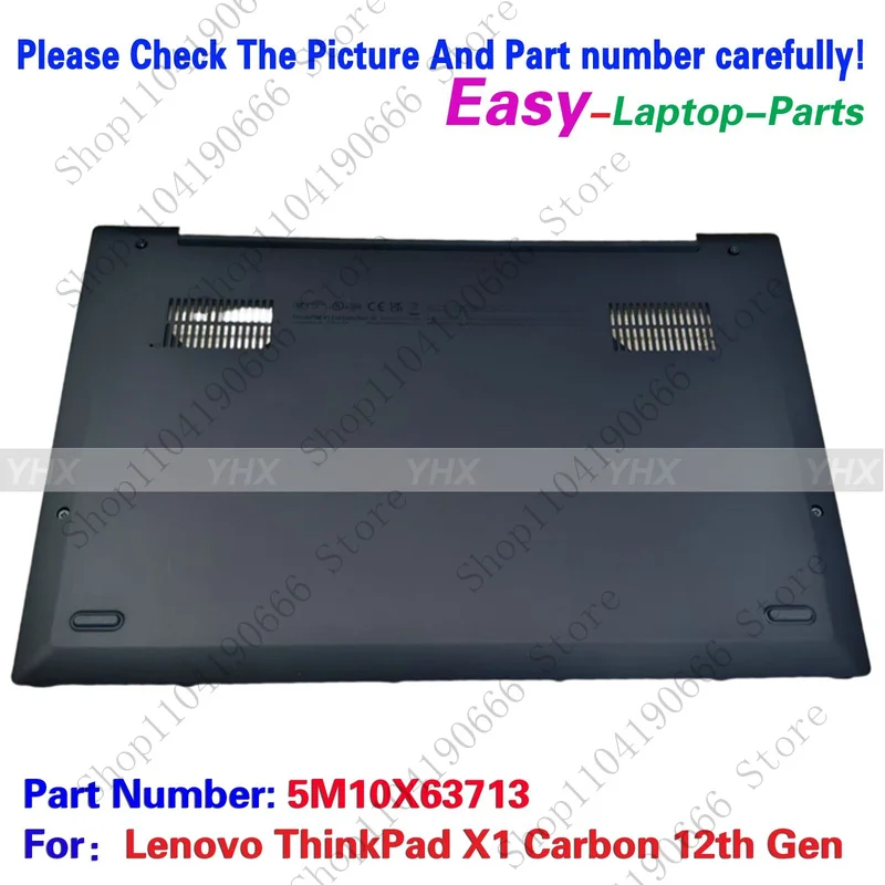 

++Notebook computer components For Lenovo ThinkPad X1 Carbon 12th Gen Bottom Lower Case Part 5M10X63713 (WLAN）.++