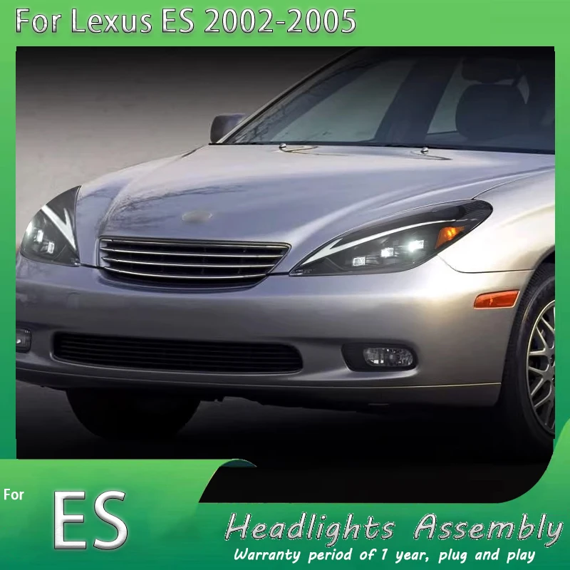 

Car Headlights For Lexus ES300 LED 2002-2005 Headlight Styling Dynamic Turn Signal Lens Automotive accessories assembly
